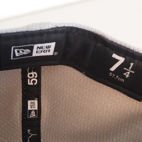 Fort Myers Mighty Mussels New Era Baseball Cap Hat Gray 59Fifty 7‎ 1/4 - Picture 7 of 8